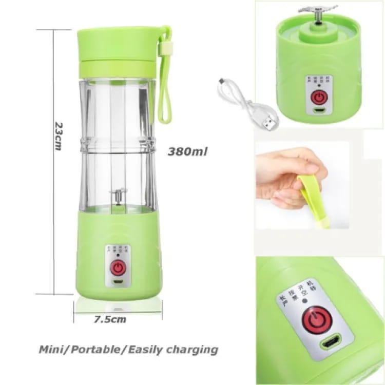 Juicer Blender for Instant Shakes! No Time? No Problem! Fast & Easy Rechargeable Blender for Busy Lifestyles