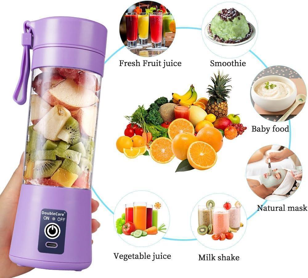 Juicer Blender for Instant Shakes! No Time? No Problem! Fast & Easy Rechargeable Blender for Busy Lifestyles