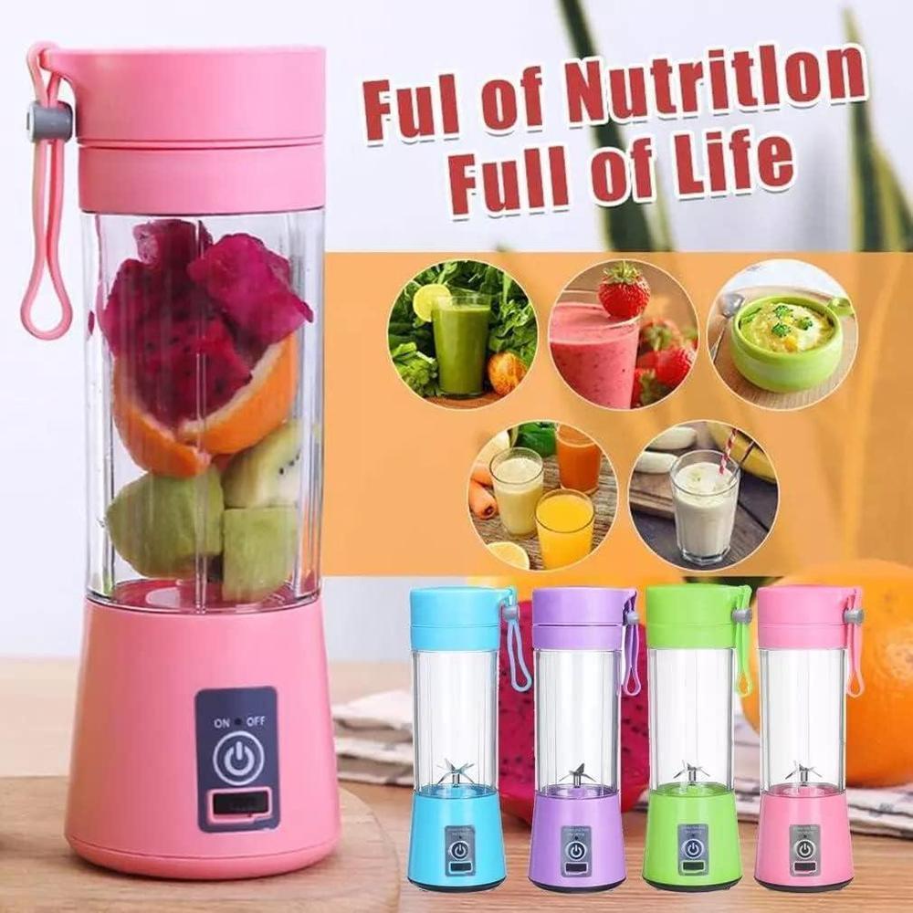 Juicer Blender for Instant Shakes! No Time? No Problem! Fast & Easy Rechargeable Blender for Busy Lifestyles