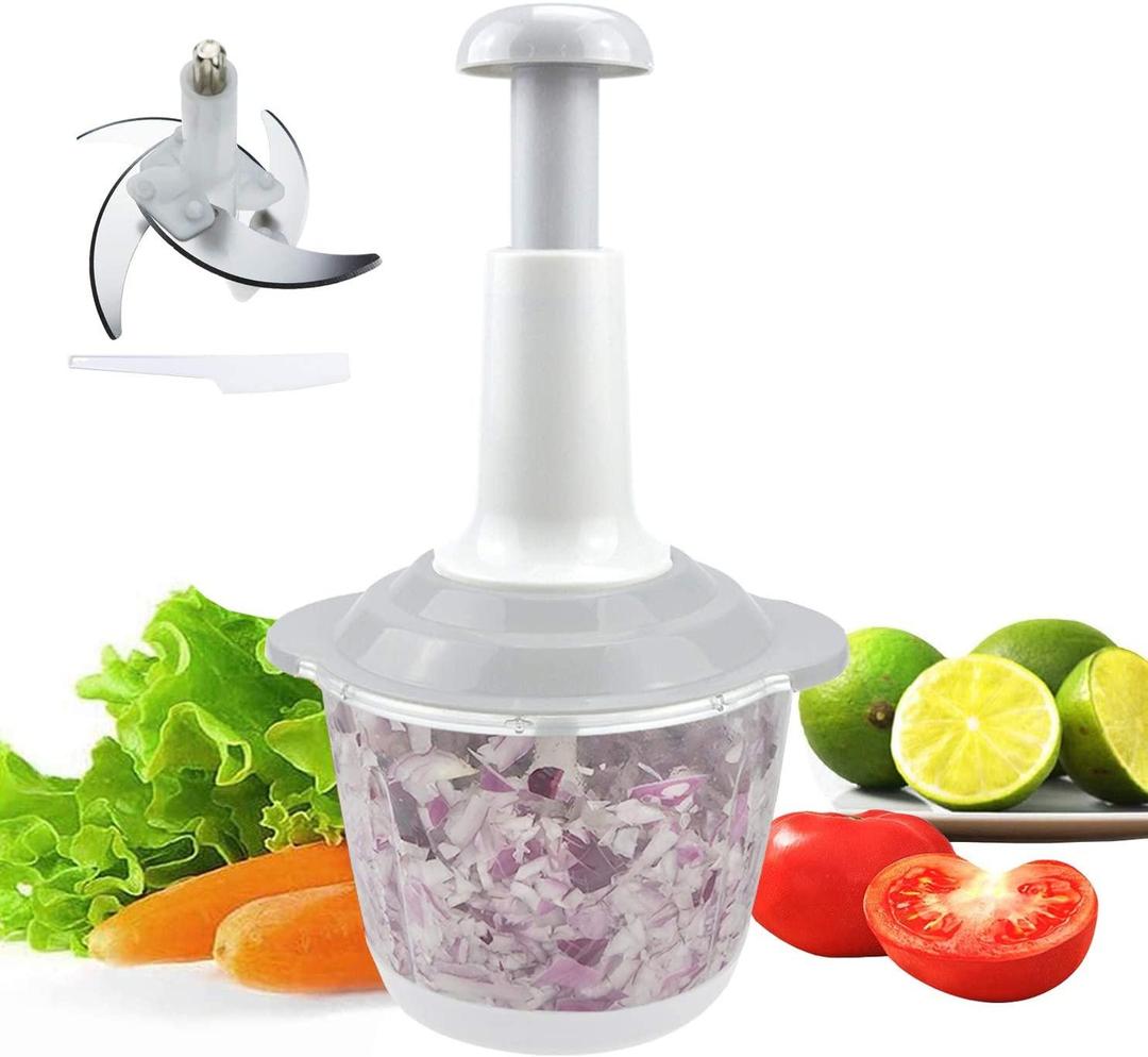 All-in-One Compact Food Chopper – Easy, Fast, Save Time, Save Space