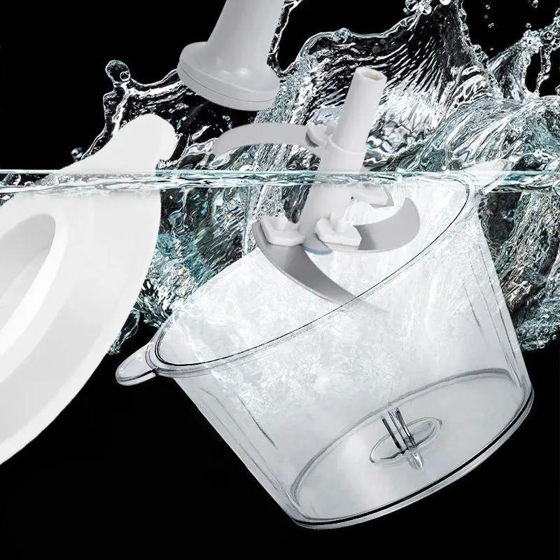 All-in-One Compact Food Chopper – Easy, Fast, Save Time, Save Space
