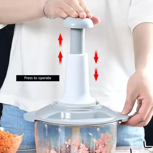 All-in-One Compact Food Chopper – Easy, Fast, Save Time, Save Space