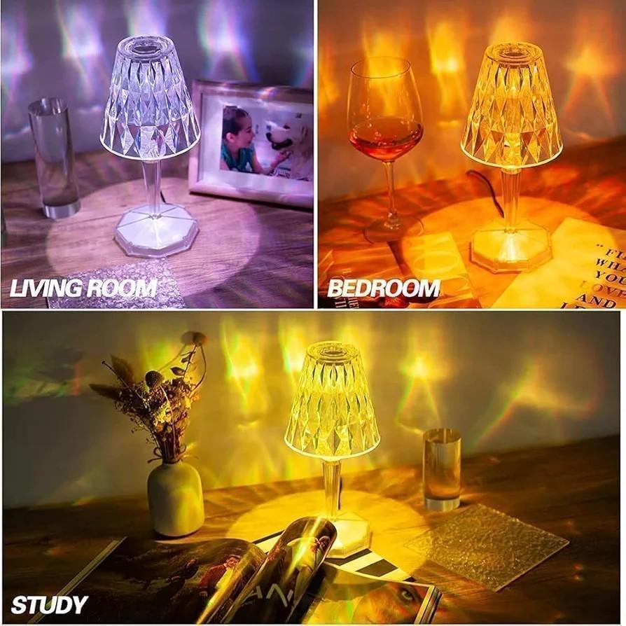 Rechargeable Table Lamp with Type-C Charging Port - 1 Pc