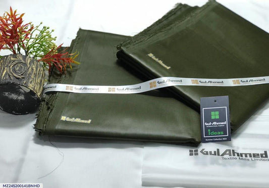 Men’s Unstitched Cotton Sotton Plain Suit