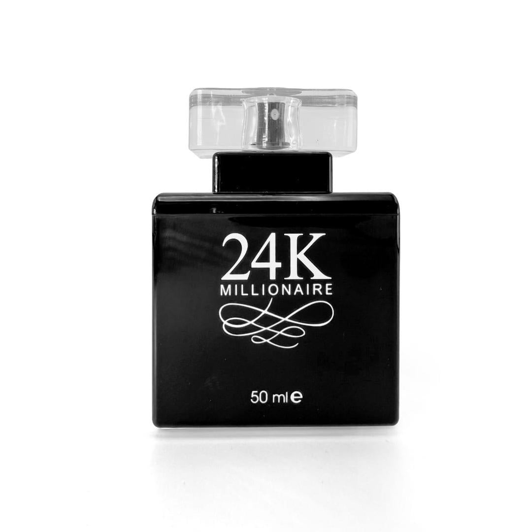 24K Millionaire Black Men's Perfume - 1 Pc