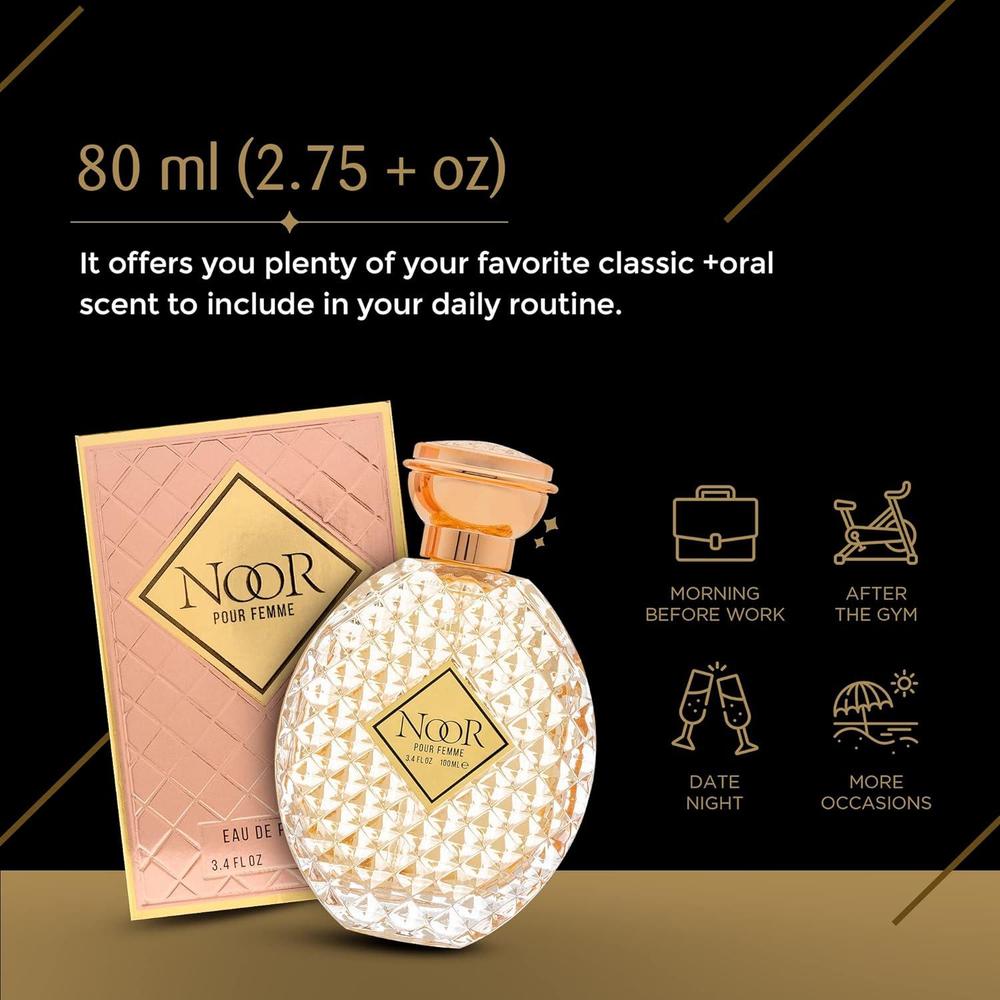 Noor Long Lasting Fragrance Women's Perfume, 100 Ml