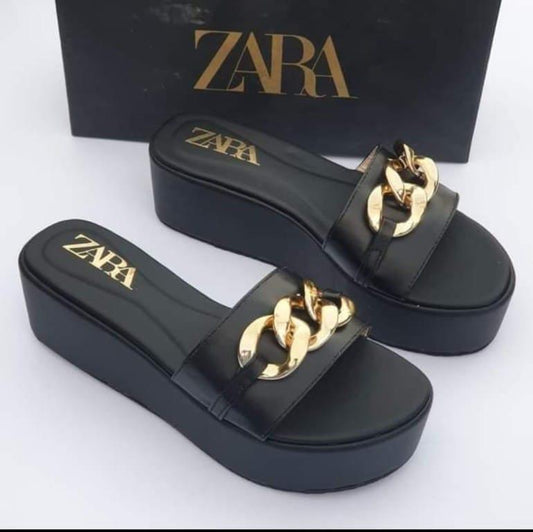 Stylish Women's Casual Synthetic Leather Wedge Heels - 1 Pcs