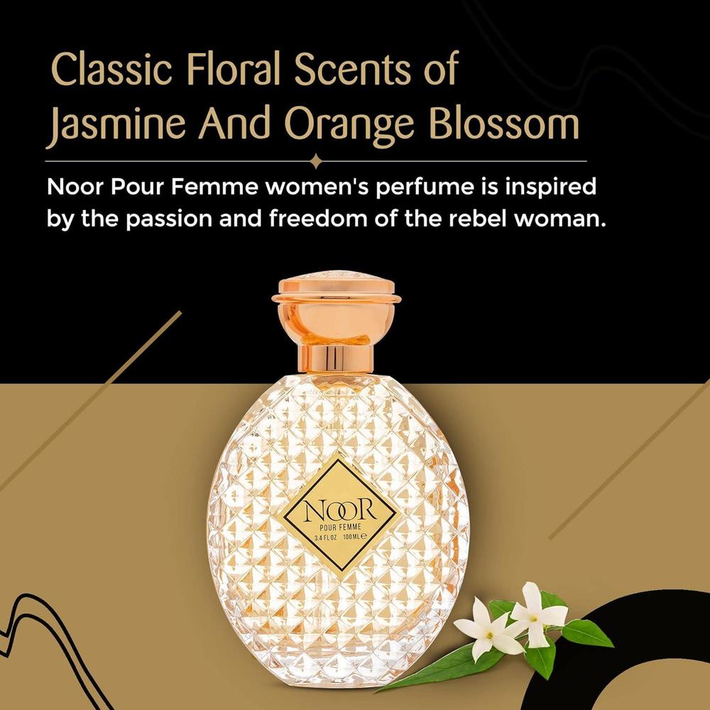 Noor Long Lasting Fragrance Women's Perfume, 100 Ml